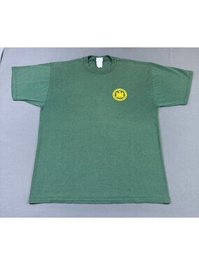 Rare Vintage 90s New York State Police Green Sun Fade XL Shirt Hype Streetwear